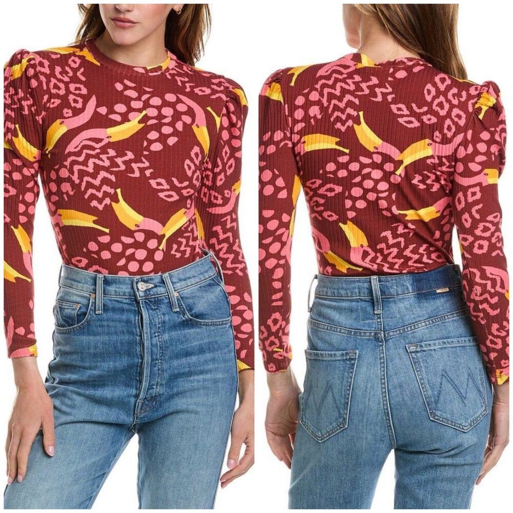 FARM Rio Multicolor Patterned Bodysuit